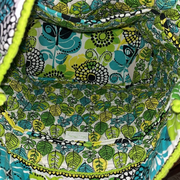VERA BRADLEY Retired summer 2012 Limes Up, yellow/green/turquoise/black/white - Picture 3 of 4